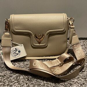 Valentino Orlandi Cream Crossbody Bag